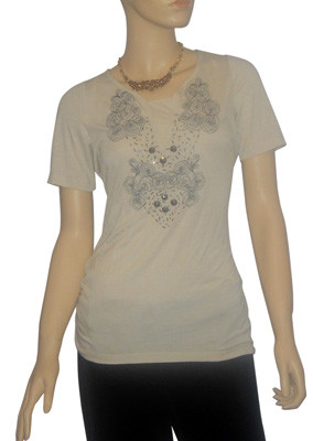 Sandy embroided T shirt