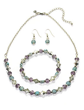 12-50P-Multi-Faceted-Bead-Necklace,-Bracelet-&-Earrings-Set